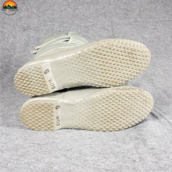 Sorel Denver Sub Zero Snow Boots Mint Green Waterproof Wool Puffer Women Size 6 - Picture 7 of 10